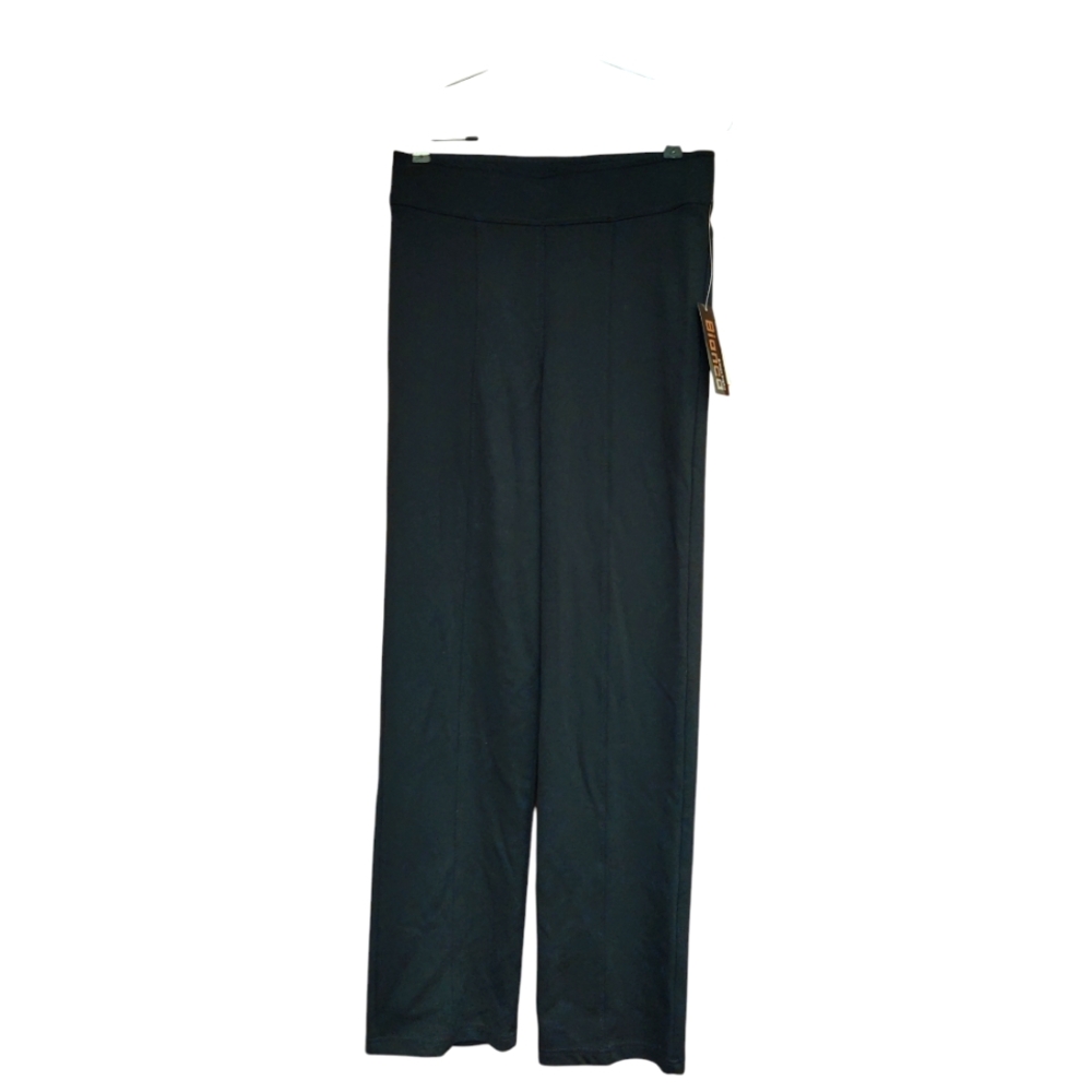 NWT Nygard Slims By Bianca Nygard Straight Leg Black Knit Pants Size S 6-8.